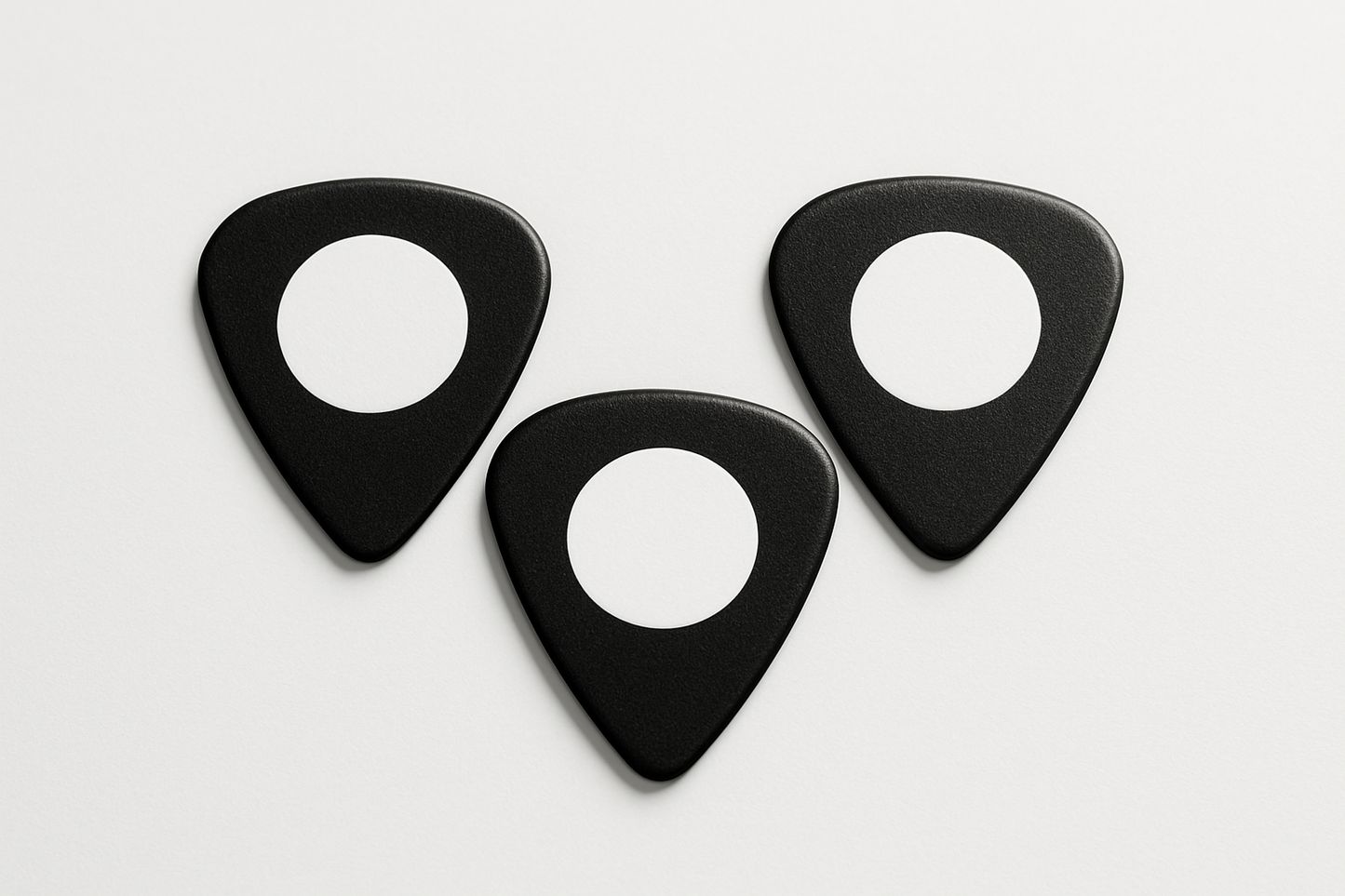 remove all text. Keep the picks black but make the circular stickers white